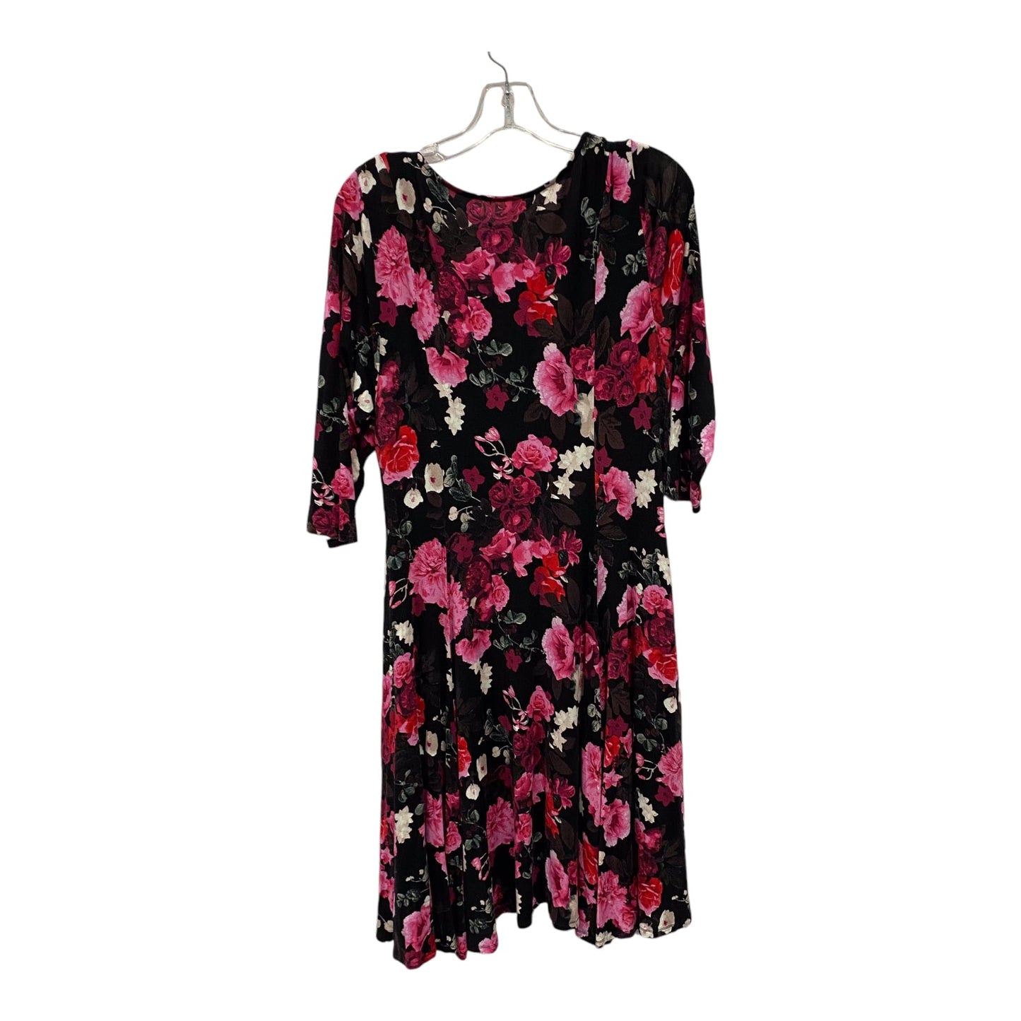 Dress Casual Short By Torrid In Black & Pink, Size:1X