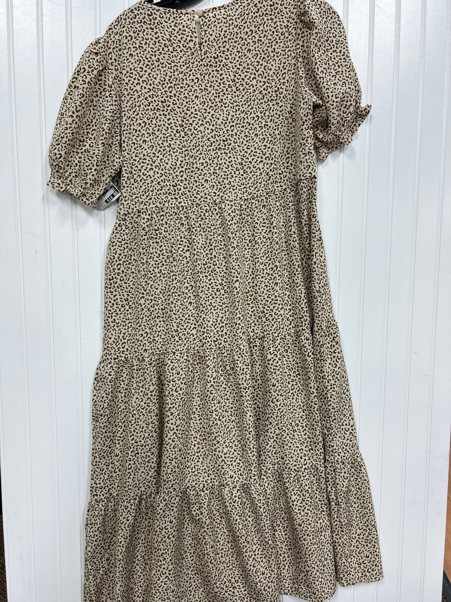 Dress Casual Maxi By Prettygarden In Animal Print, Size:S