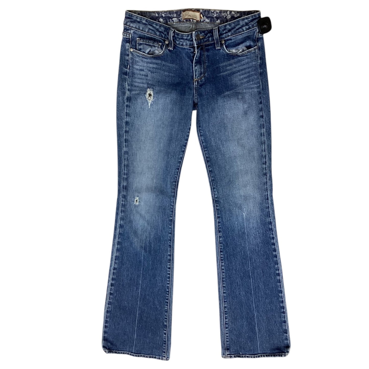 Jeans Boot Cut By Paige In Blue Denim, Size:6