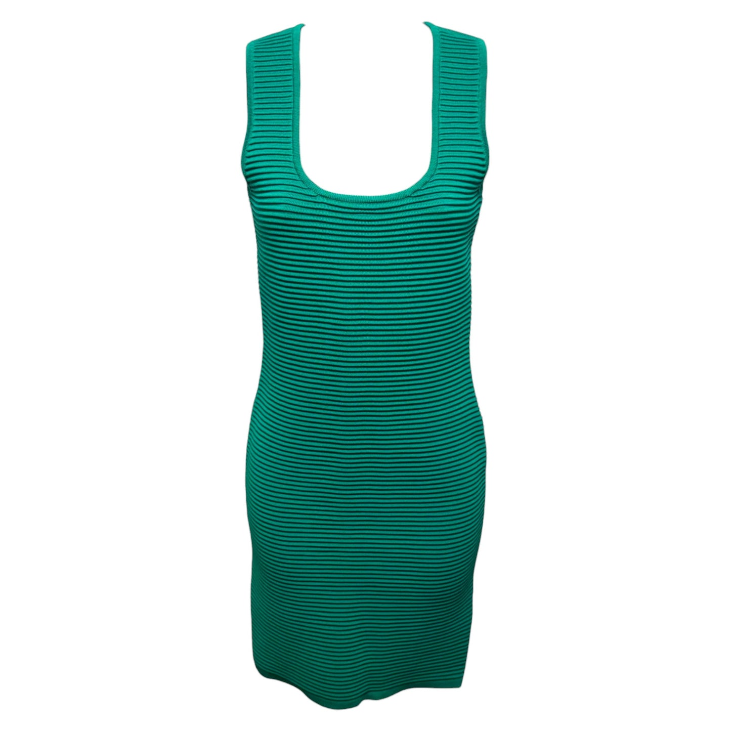 Ribbed Sleeveless Bodycon Dress By Torn By Ronny KoBo In Jade Green, Size: S