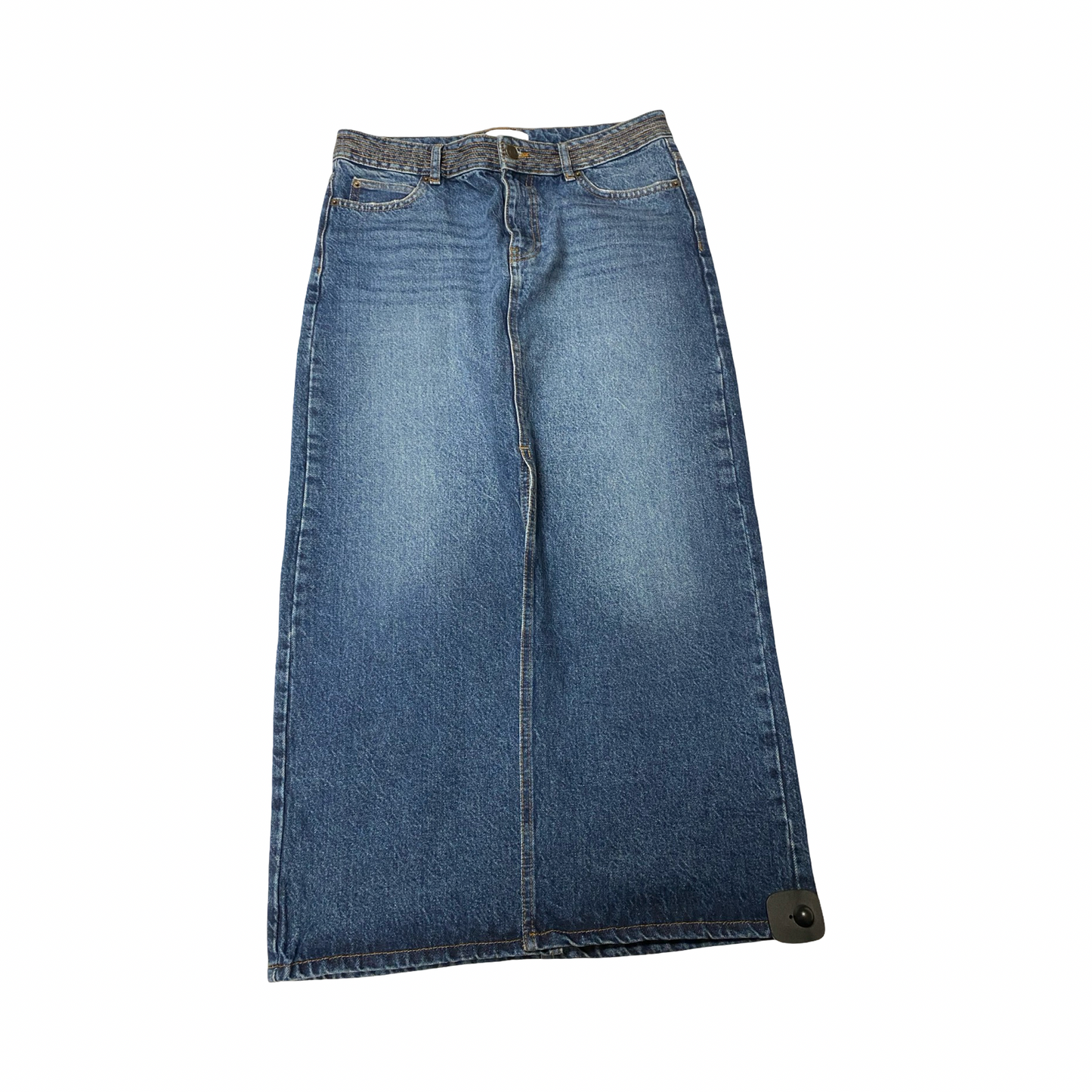 Skirt Maxi By Cmc In Blue Denim, Size:6