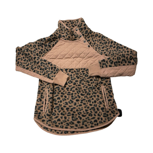 Jacket Fleece By Abercrombie And Fitch In Animal Print, Size:Xs