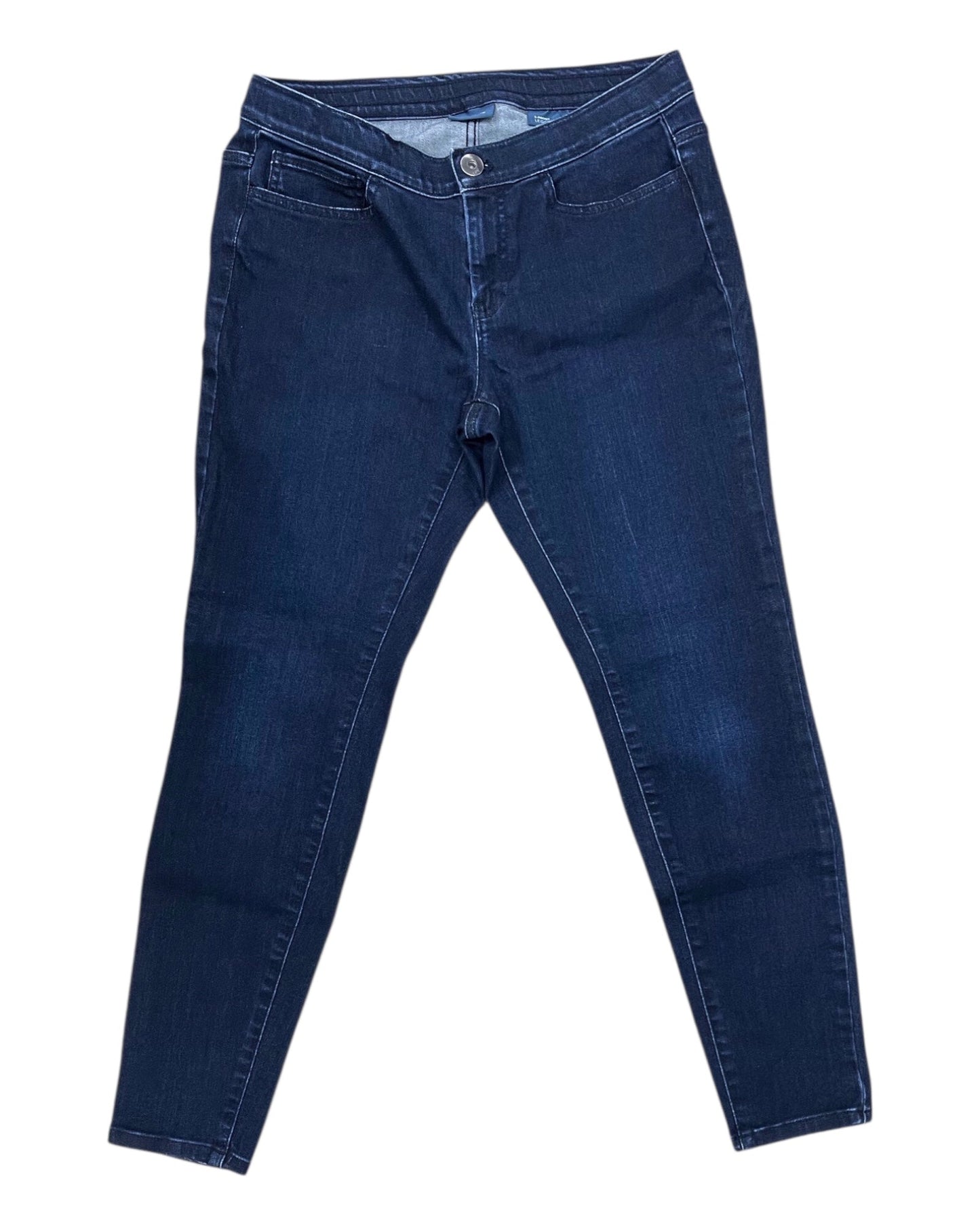 Jeans Jeggings By J. Jill In Blue Denim, Size:4