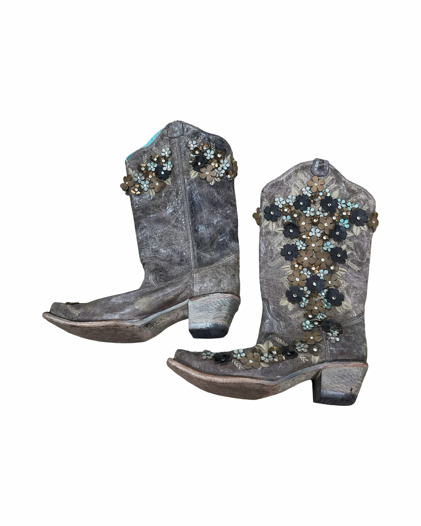 Boots Mid-Calf Heels By Corral In Brown, Size:9