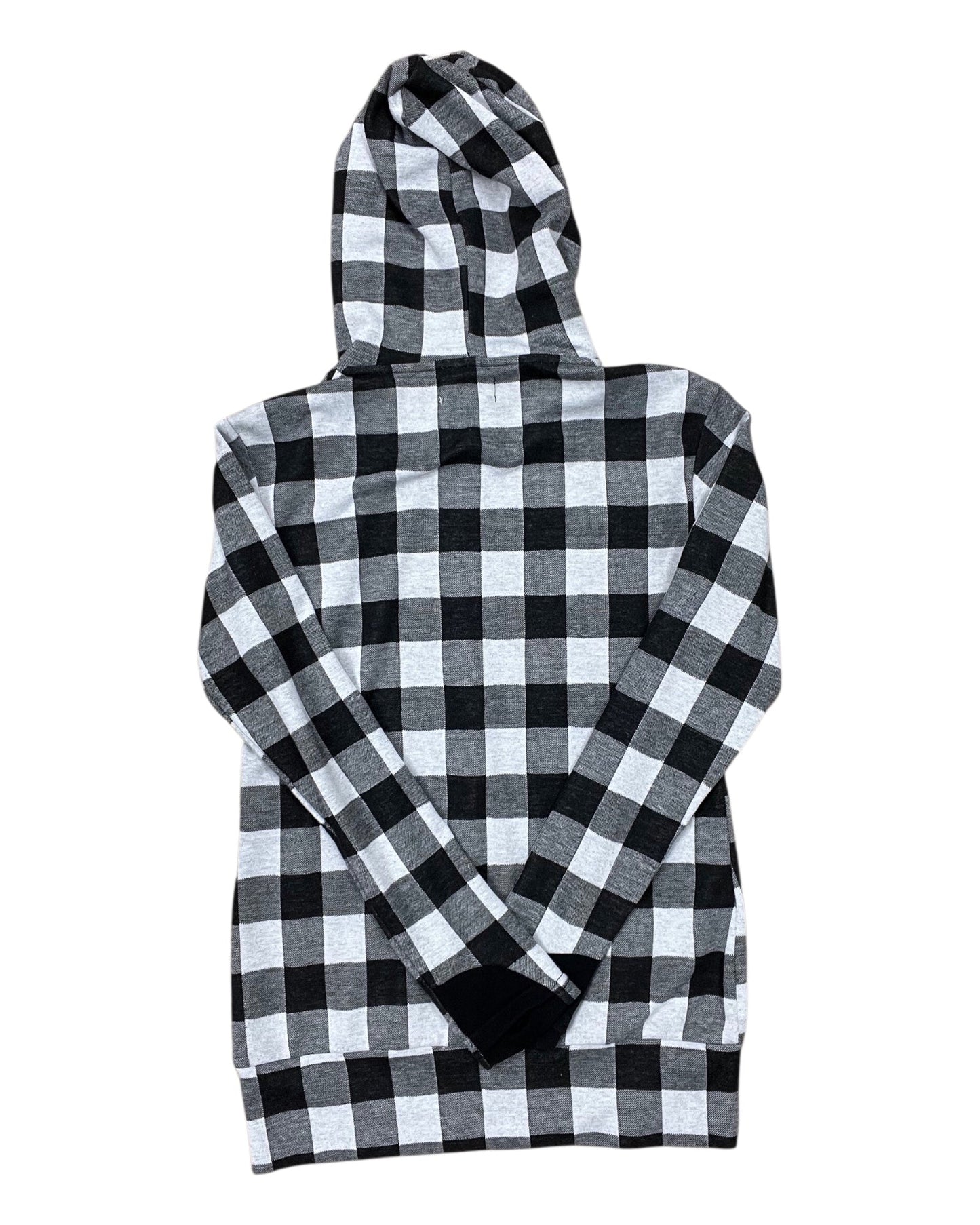 Sweatshirt Hoodie By Vanilla Bay In Black & Grey, Size:S
