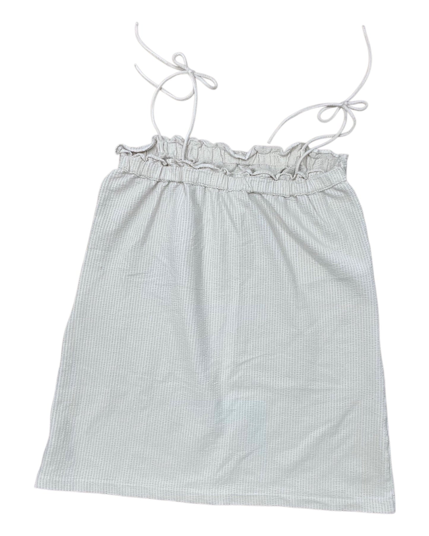 Dress Casual Midi By H&M In Cream, Size:M