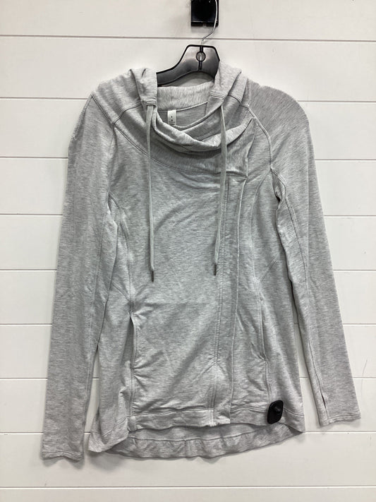 Athletic Sweatshirt Collar By Lululemon In Grey, Size:4