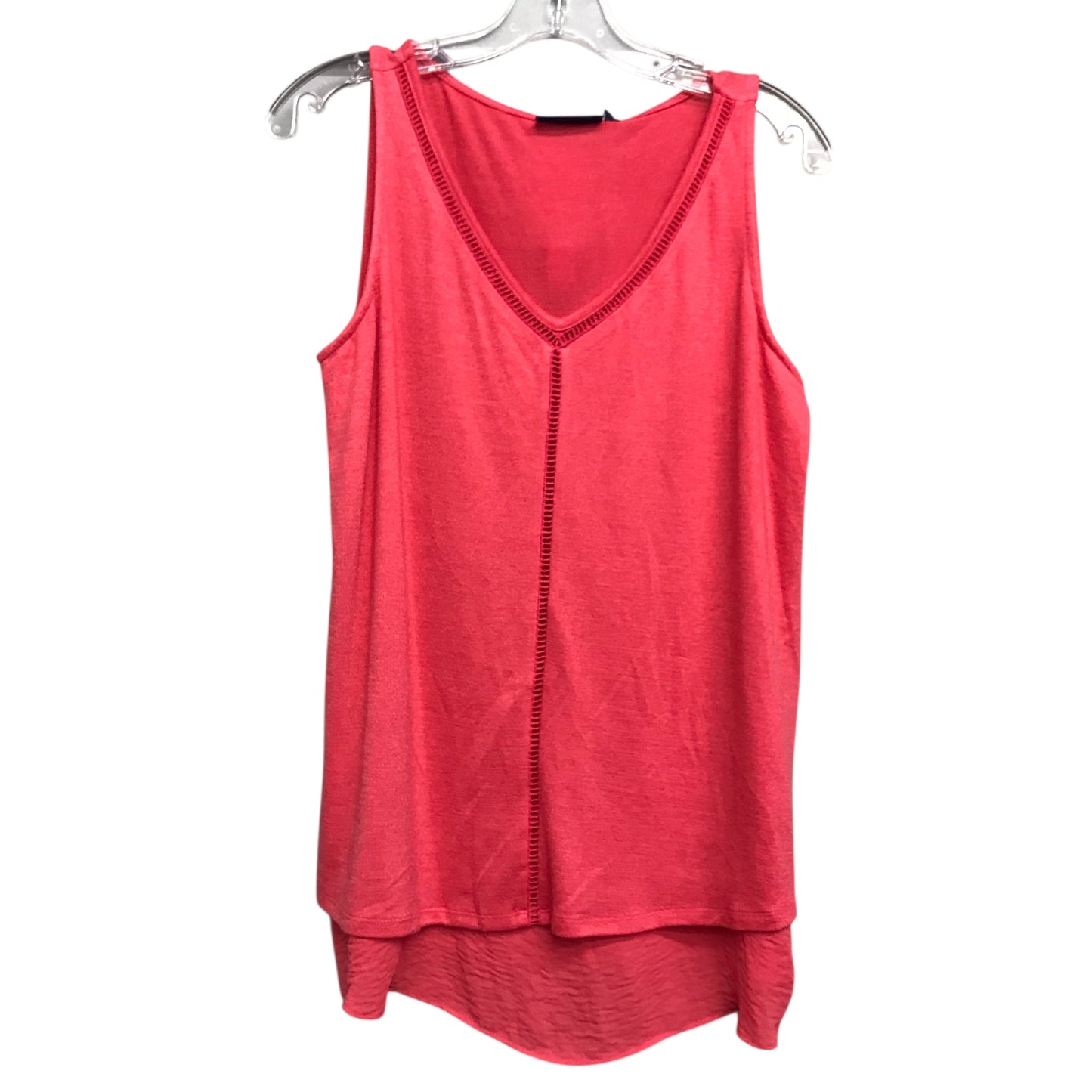 Top Sleeveless Basic By Apt 9 In Pink, Size:M