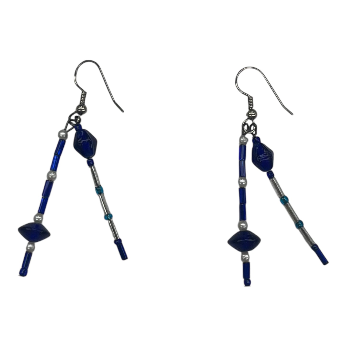 Earrings Dangle/Drop By Clothes Mentor In Blue