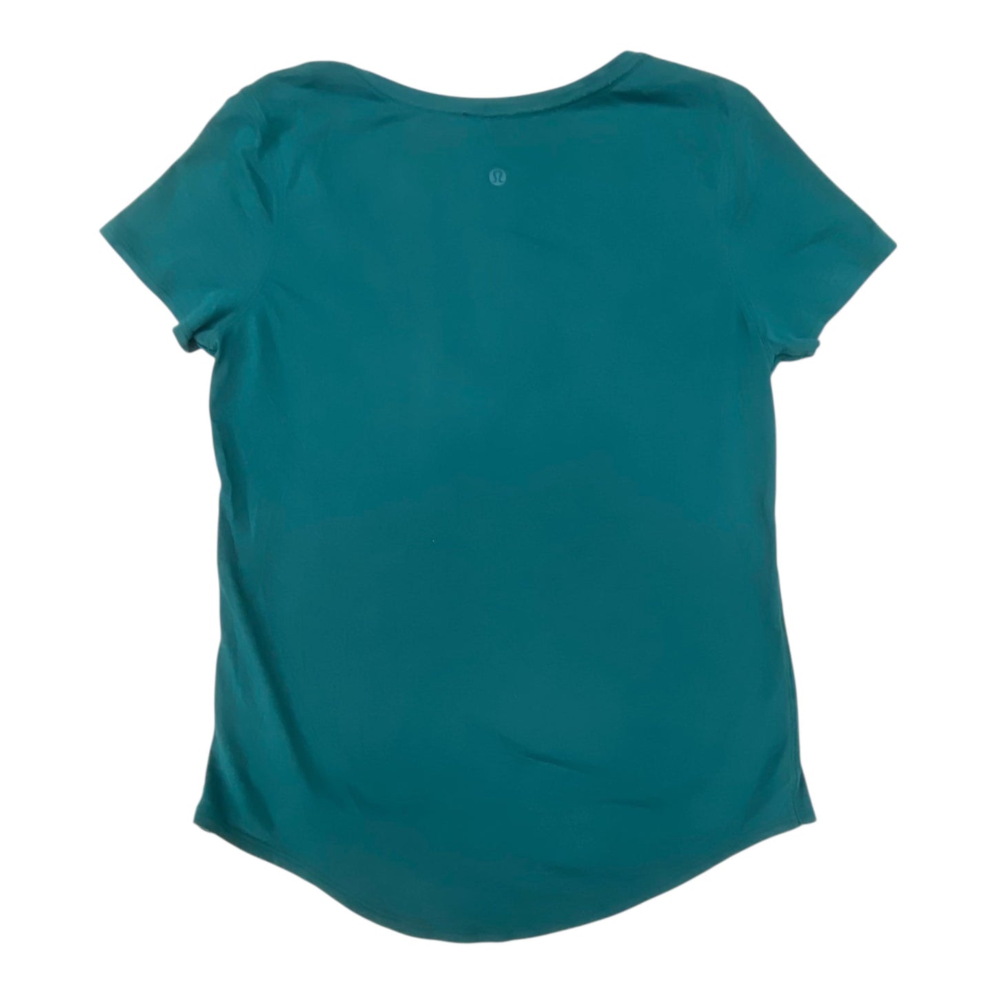 Athletic Top Ss By Lululemon In Green, Size:L