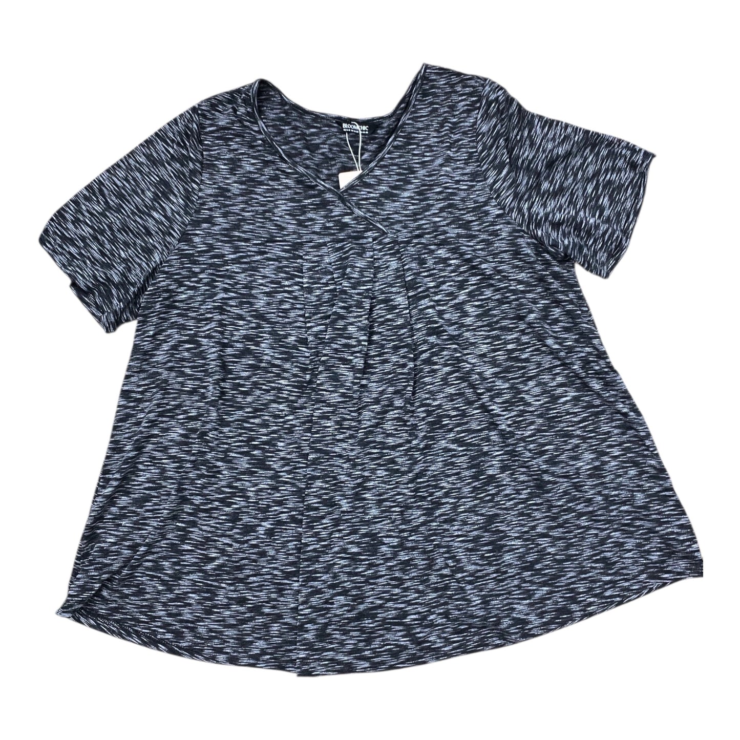 Top Ss By Bloomchic In Black & Grey, Size:Xl
