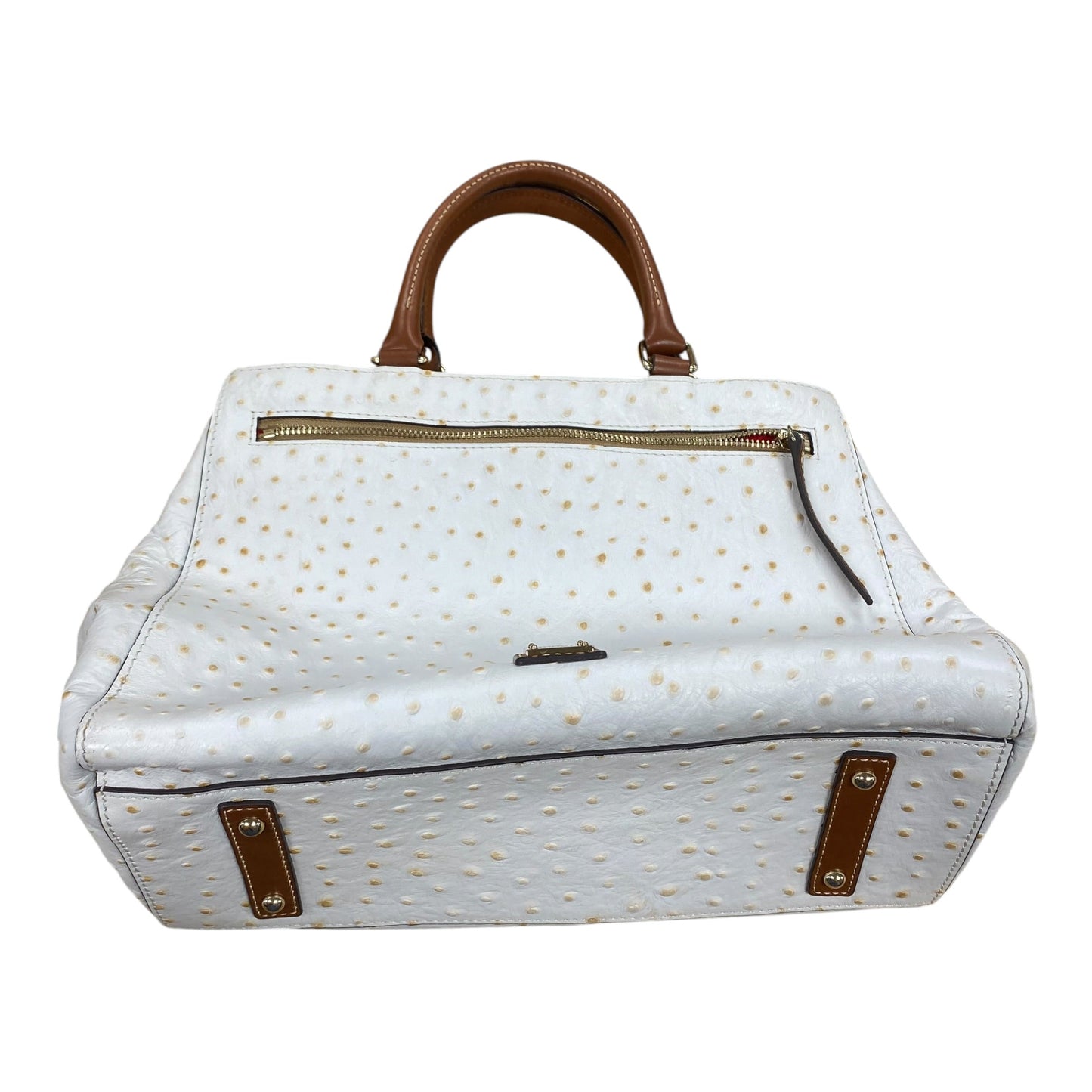 Handbag Designer By Dooney And Bourke In White, Size:Large