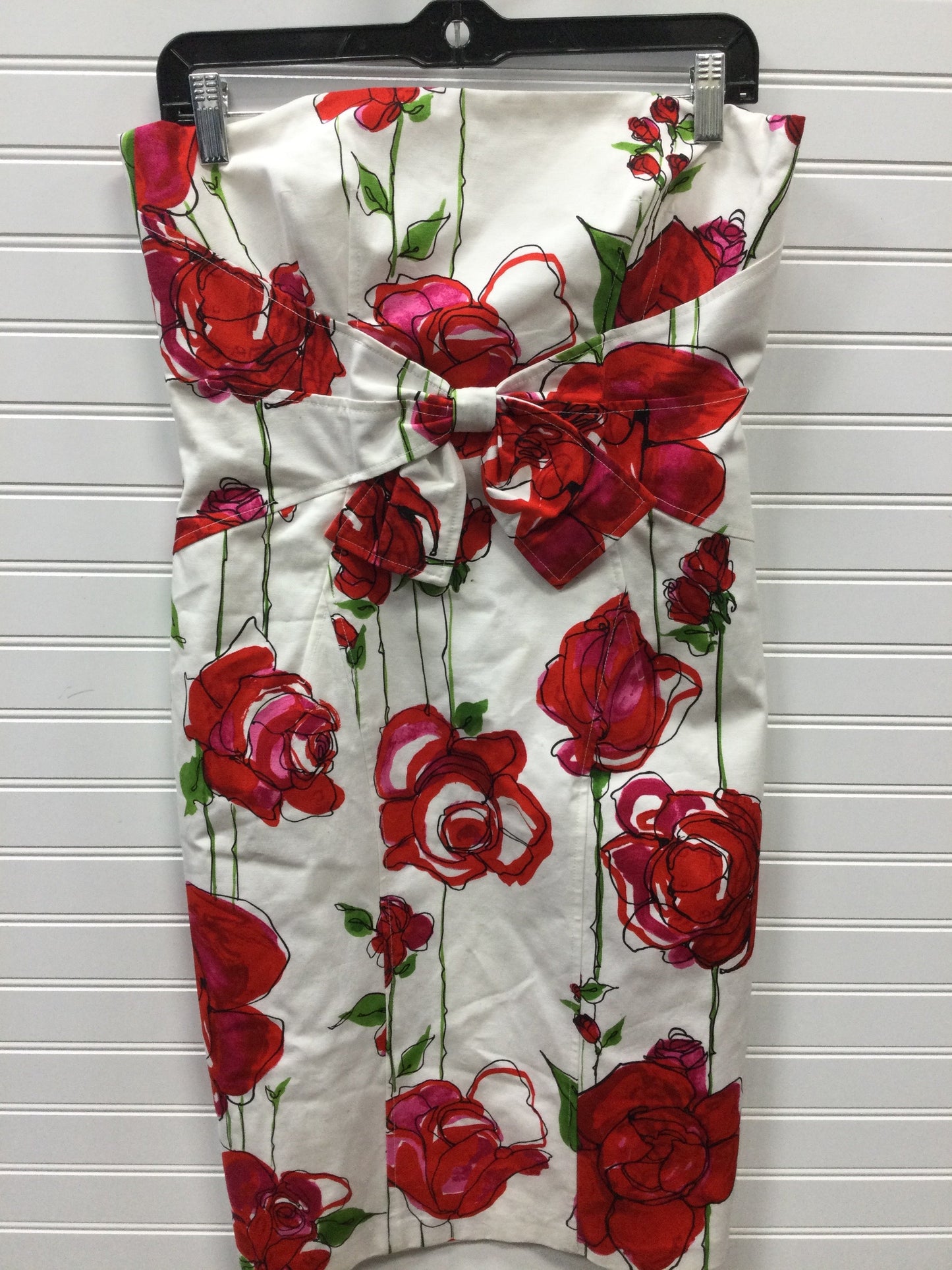 Dress Casual Midi By David Meister In White, Size:4