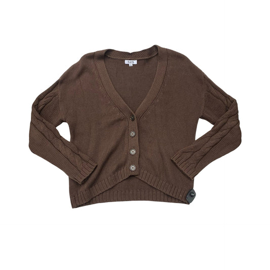 Sweater Cardigan By 525 In Brown, Size:S