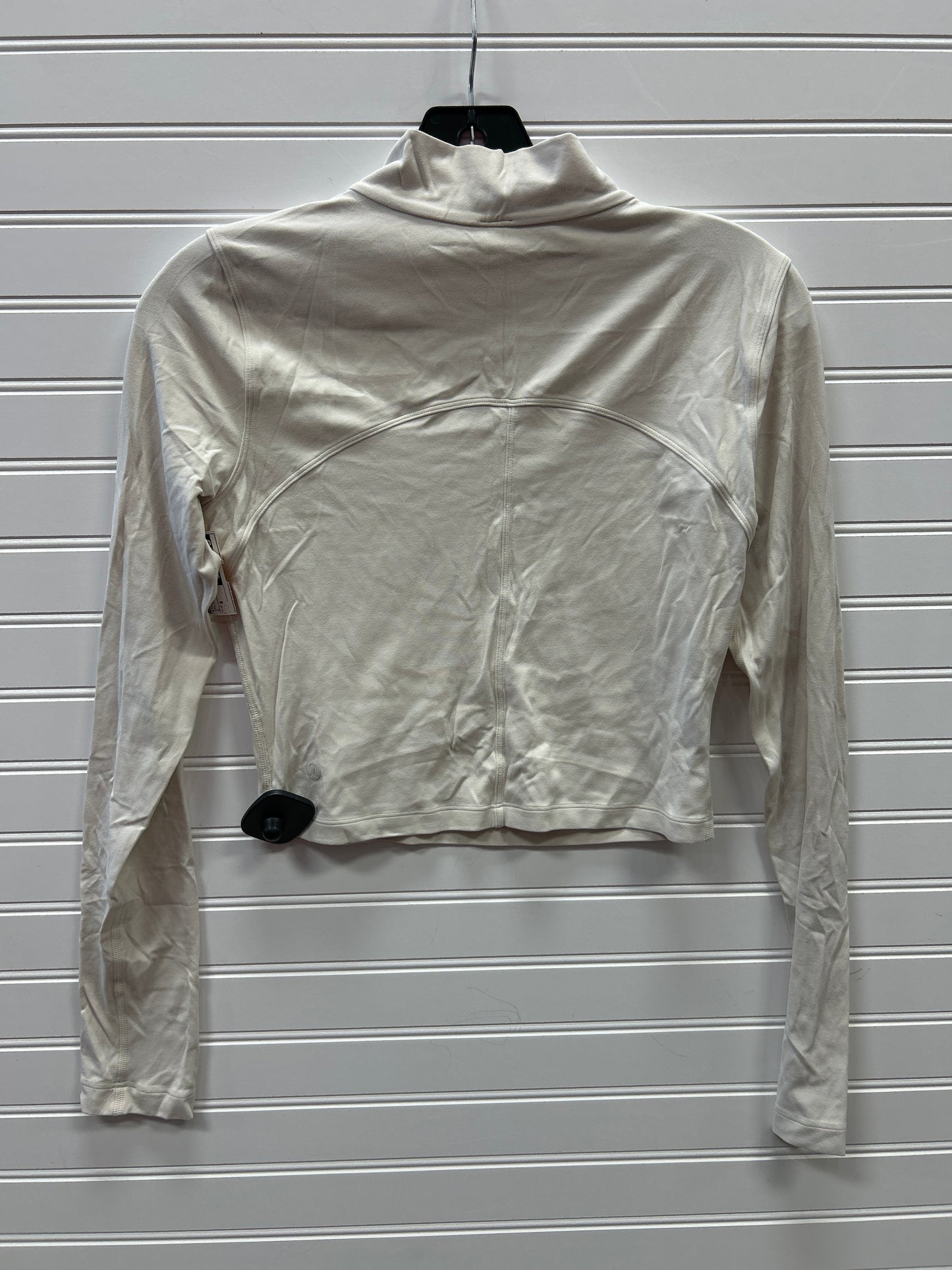 Athletic Top Ls Collar By Lululemon In Cream, Size:6