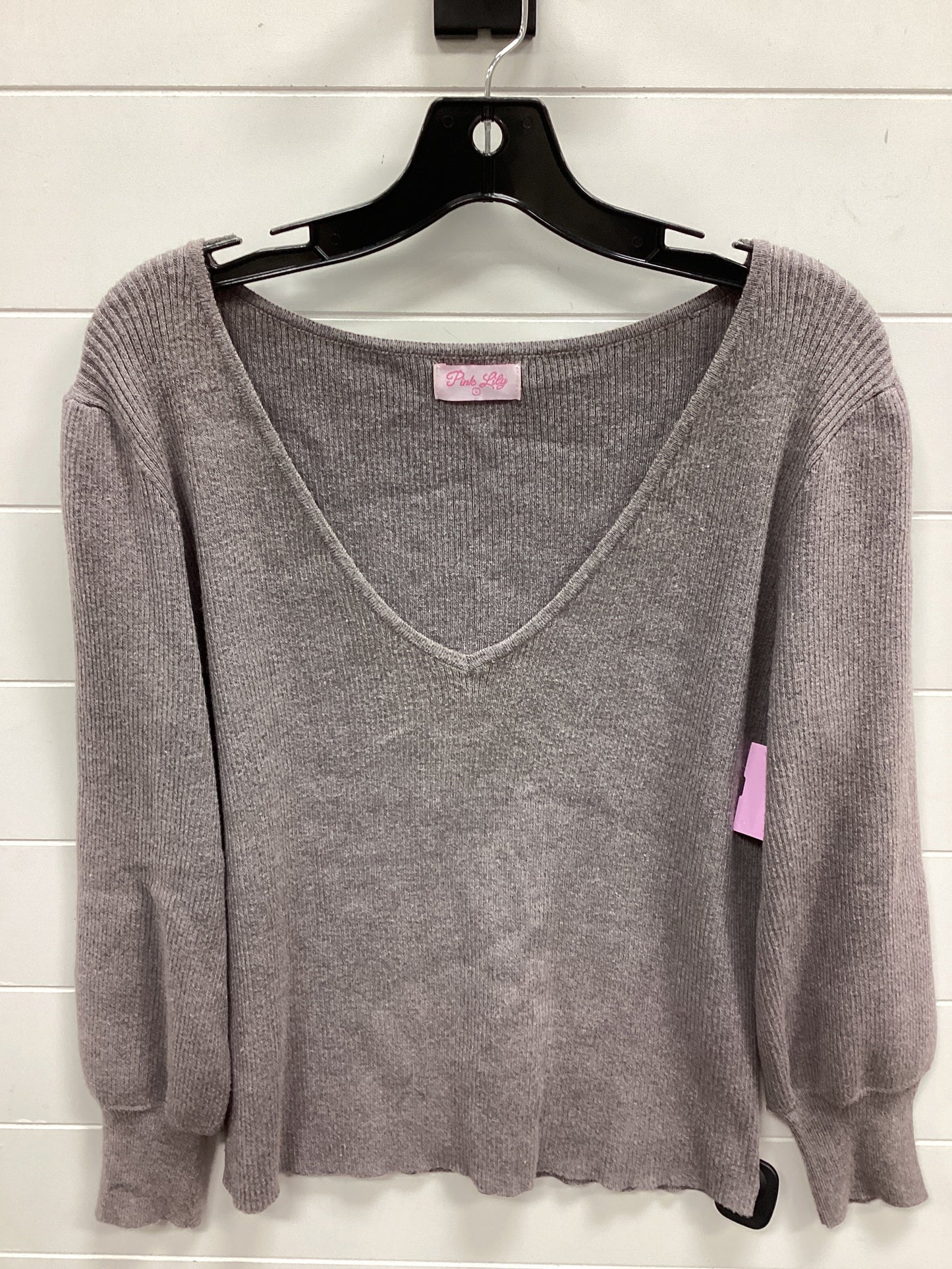 Top Ls By Pink Lily In Purple, Size:L