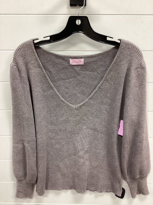 Top Ls By Pink Lily In Purple, Size:L