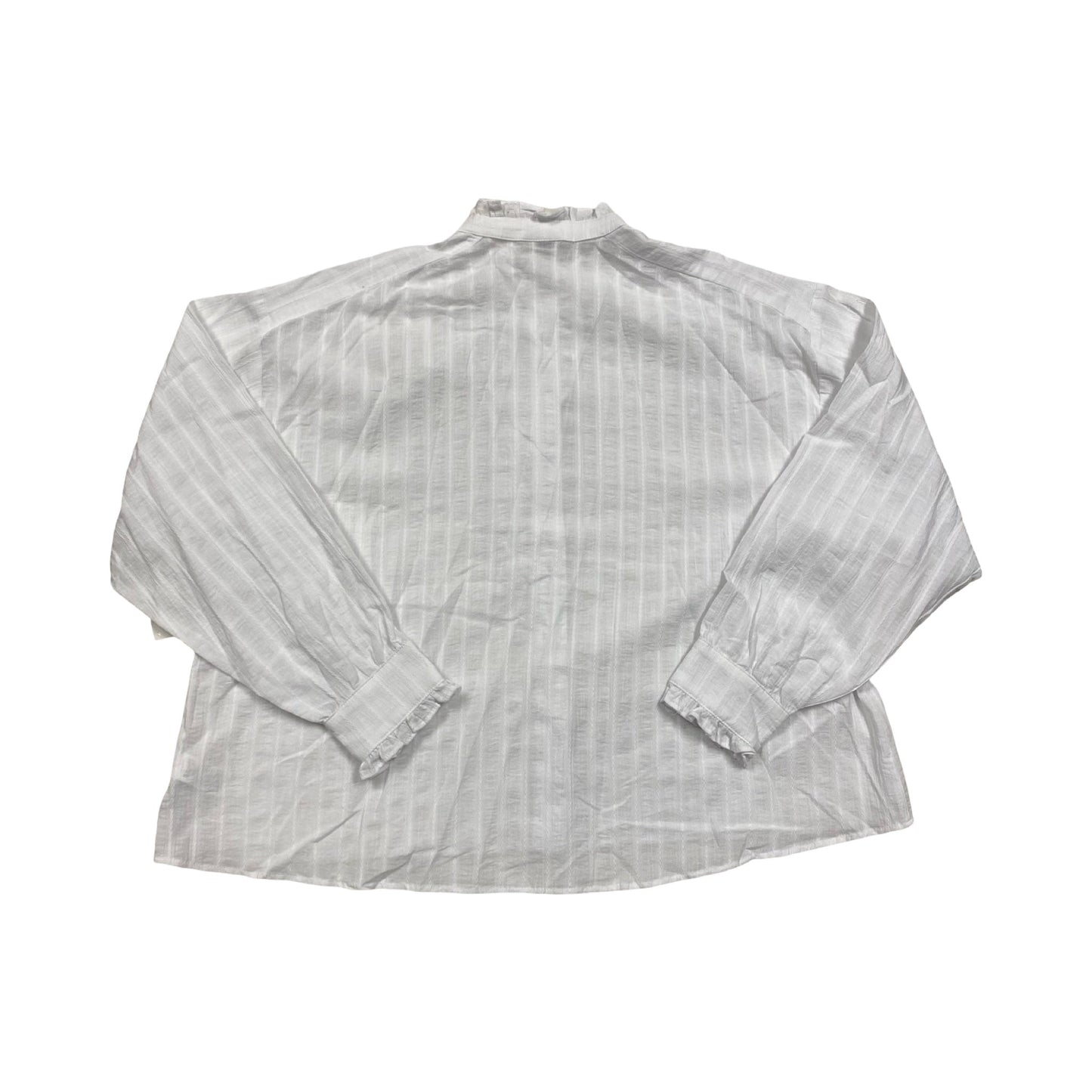Top Ls By Scoop In White, Size:L