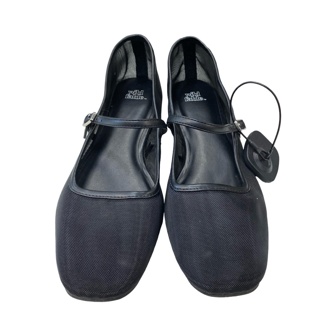 Shoes Flats By Wild Fable In Black, Size:7.5