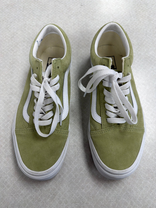 Shoes Sneakers By Vans In Green, Size:9