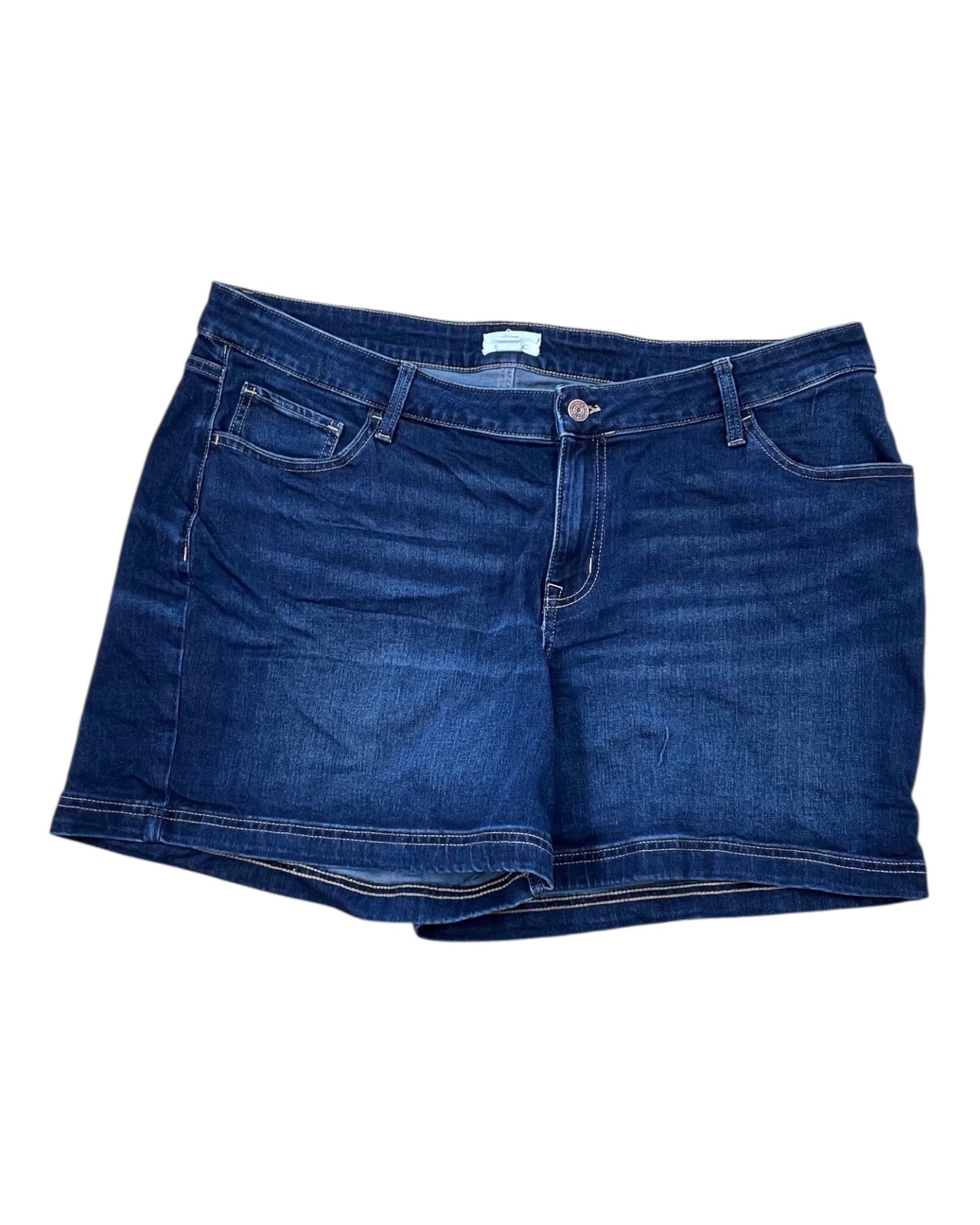 Shorts By Maurices In Blue Denim, Size:20