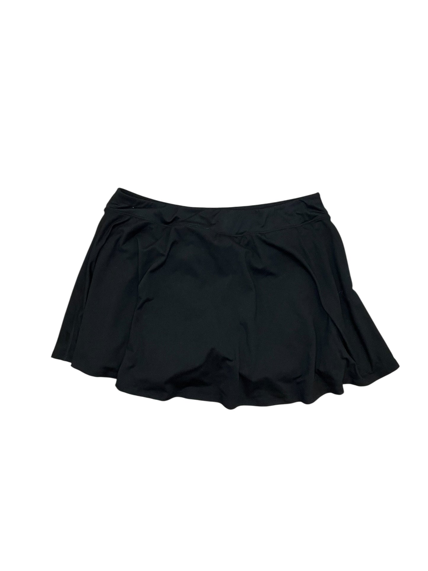 Athletic Skort By Nike Apparel In Black, Size:1X