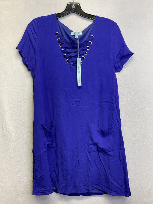 Dress Casual Short By She + Sky In Blue, Size:M