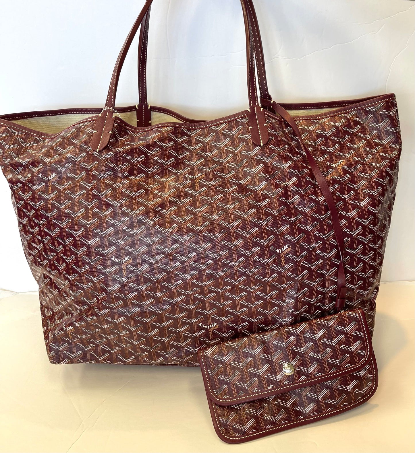 Handbag Luxury Designer By Goyard, Size: Large