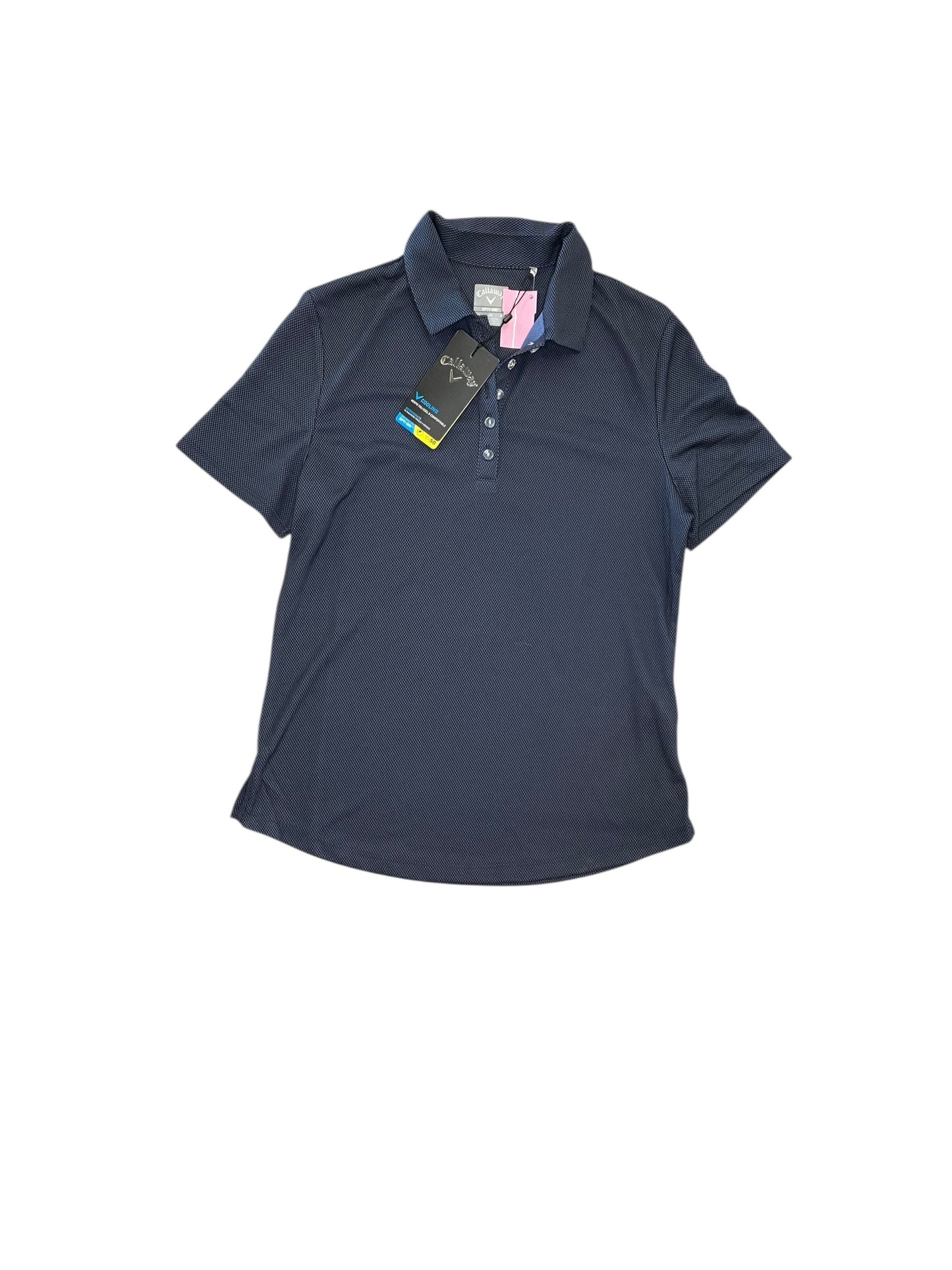 Athletic Top Ss By Callaway In Navy, Size:S