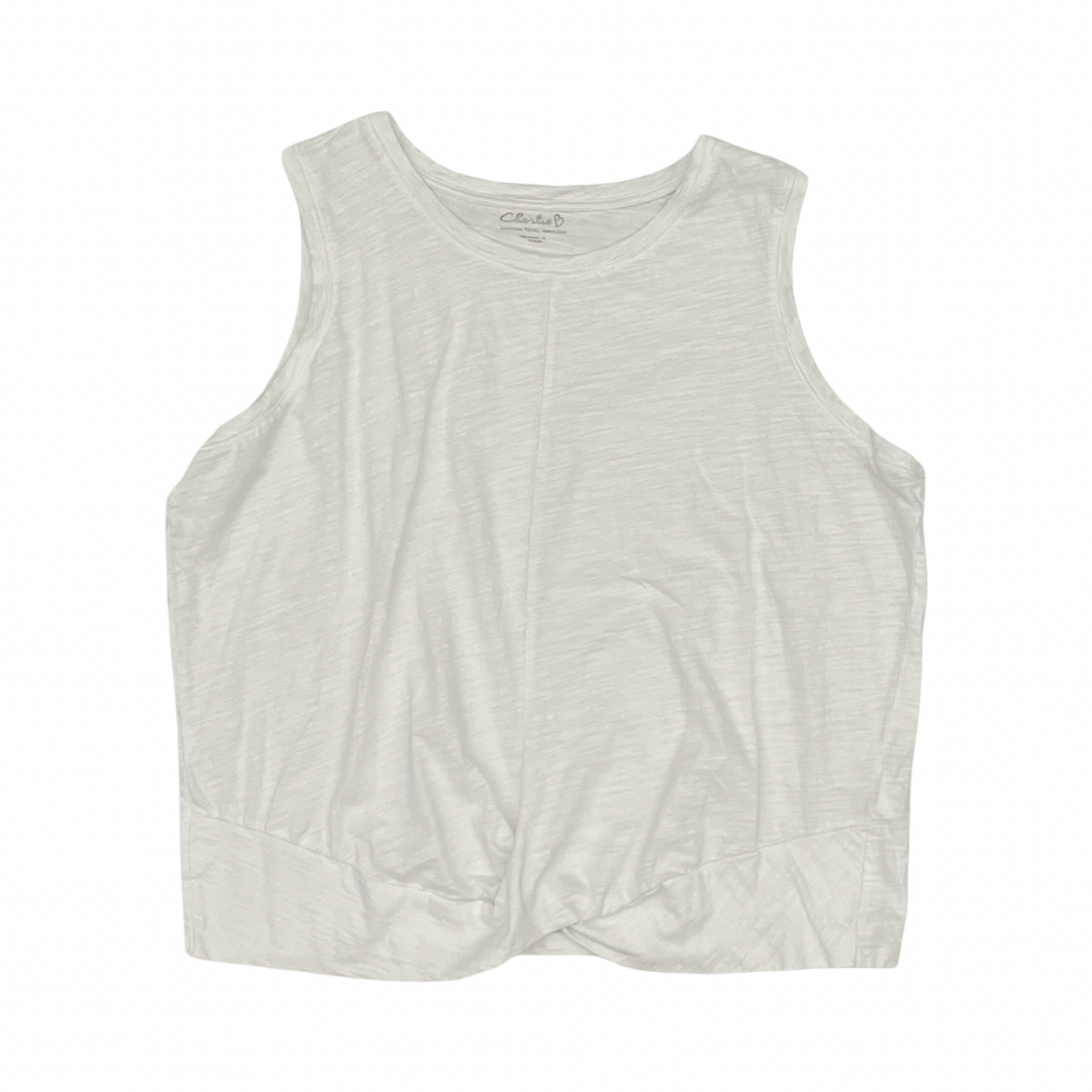 Tank Top By Charlie B In White, Size:Xl