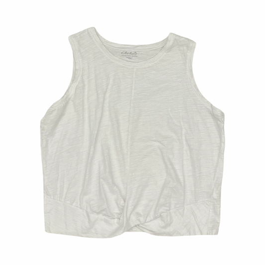 Tank Top By Charlie B In White, Size:Xl