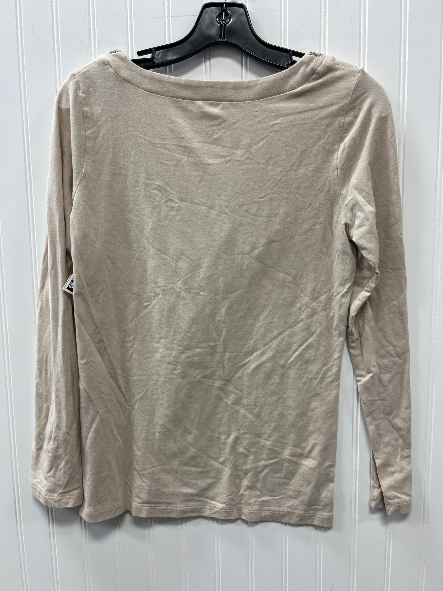 Top Ls By Loft In Tan, Size:L