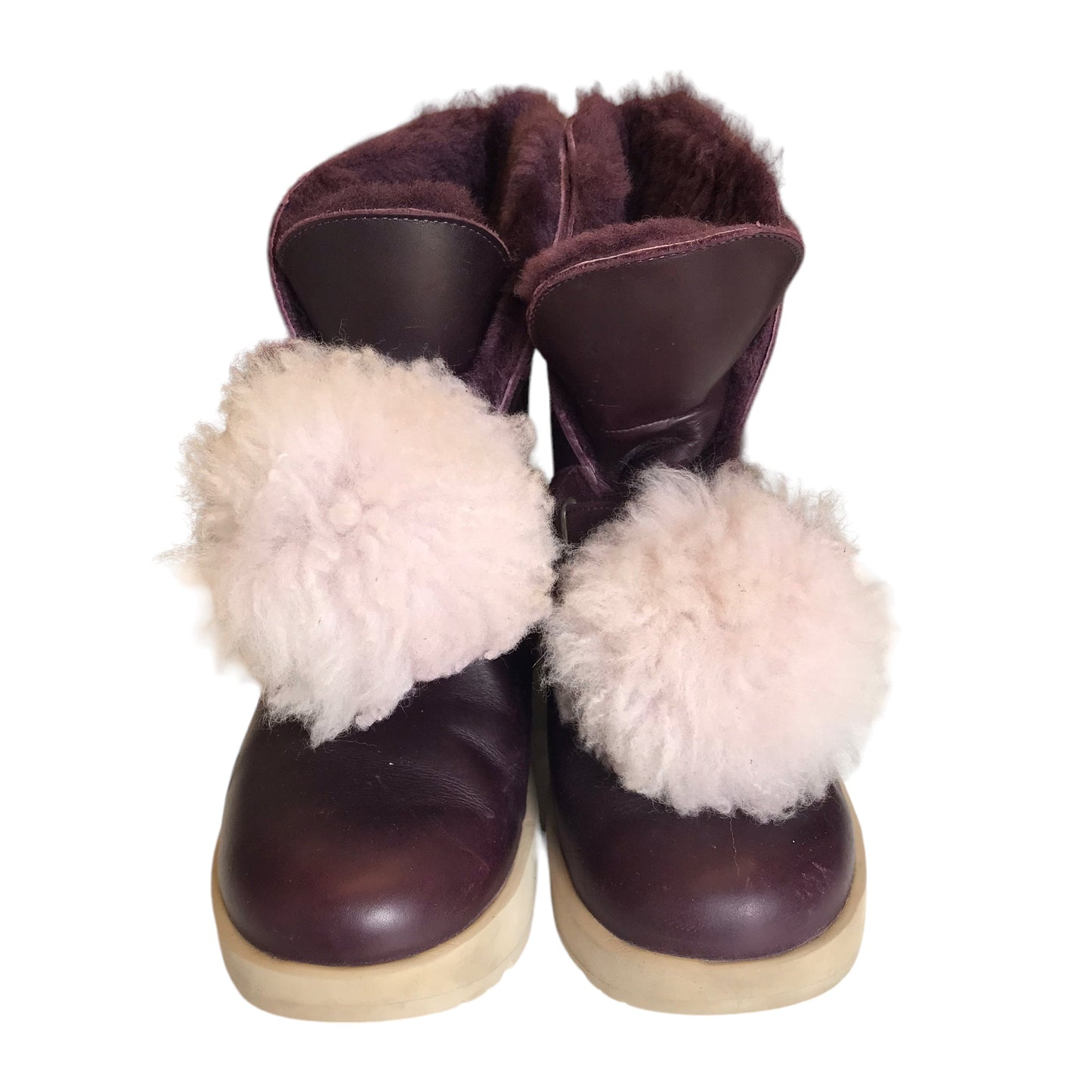 PURPLE BOOTS DESIGNER by UGG Size:10