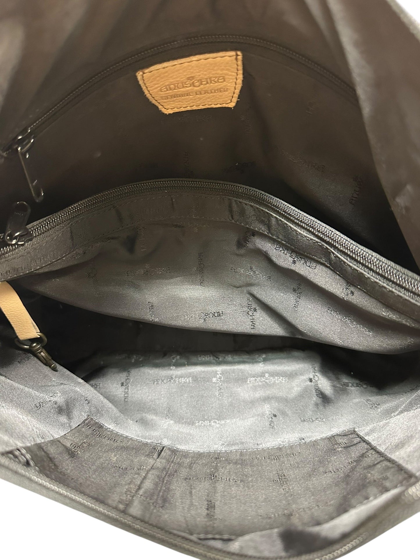 Handbag Leather By Anuschka In Multi, Size:Large