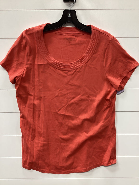 Top Ss By Coldwater Creek In Orange, Size:L