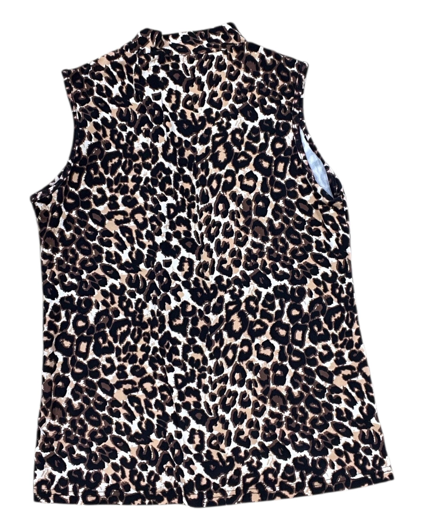 Top Sleeveless By Ny Collection In Animal Print, Size:M
