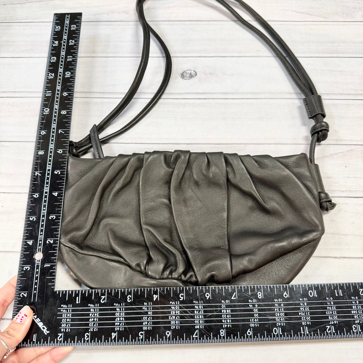 Crossbody Leather By Lucky Brand, Size: Small