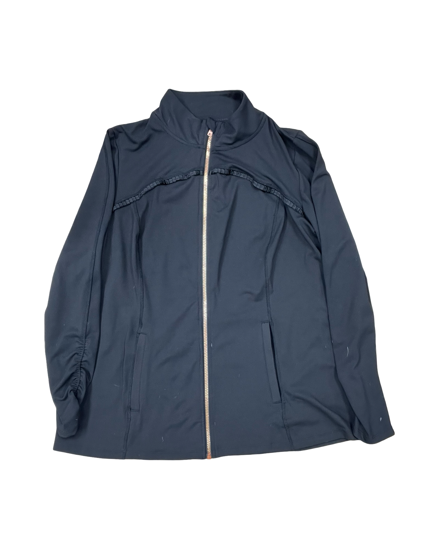 Athletic Jacket By Livi Active In Black, Size:Xl