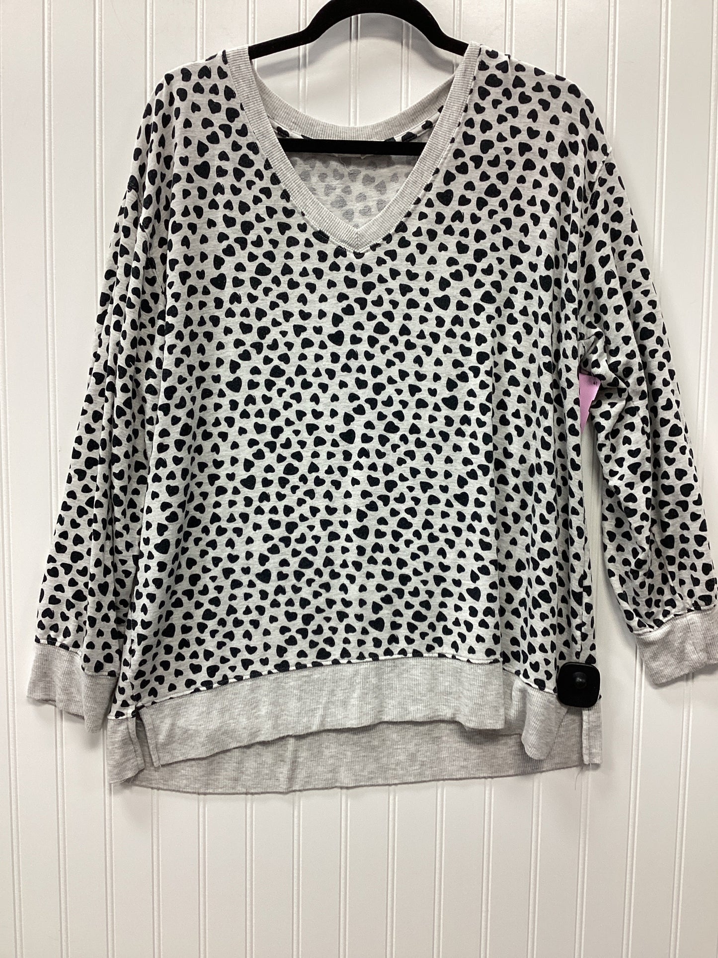 Top Ls By Workshop In Grey, Size:1X