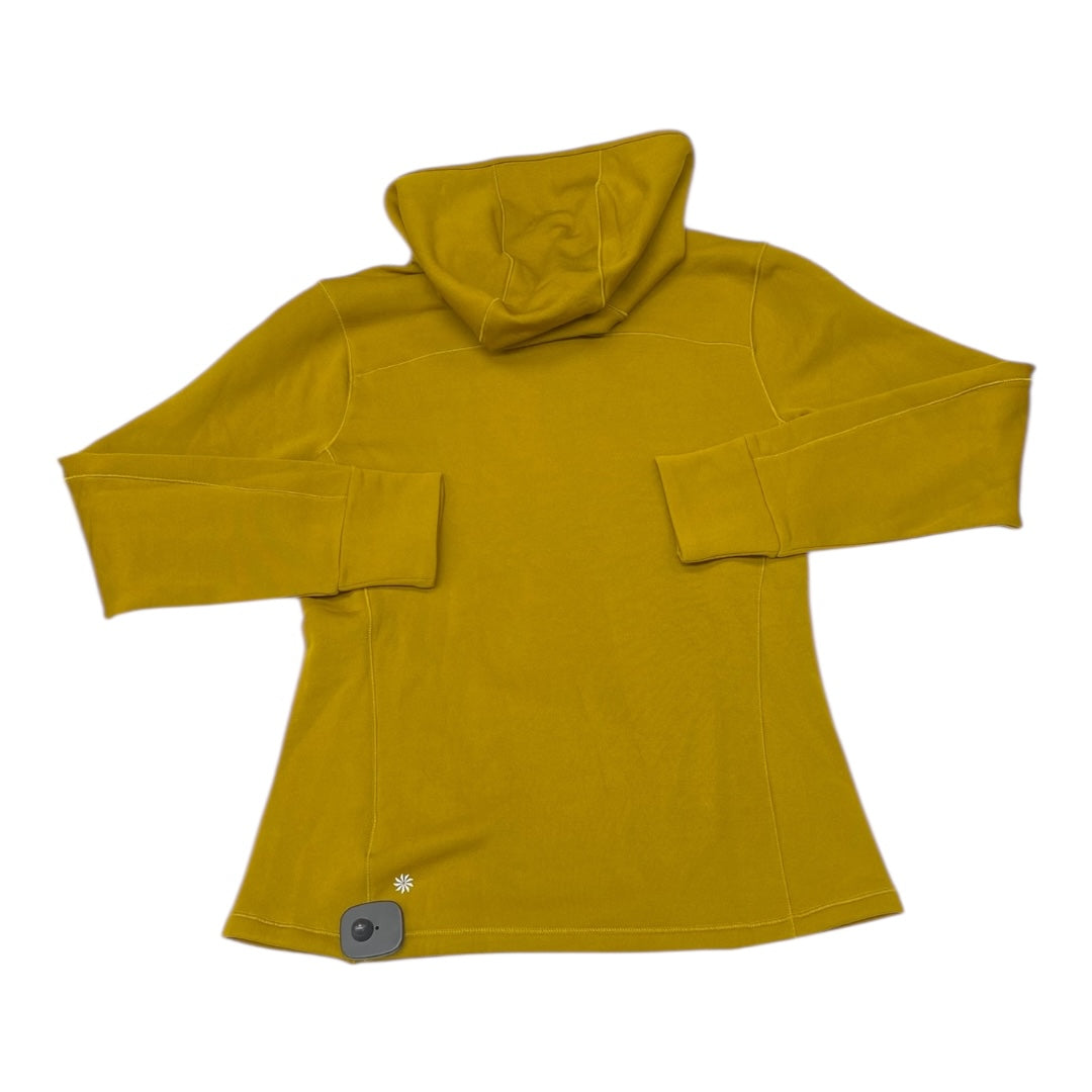 Athletic Sweatshirt Hoodie By Athleta In Gold, Size:M