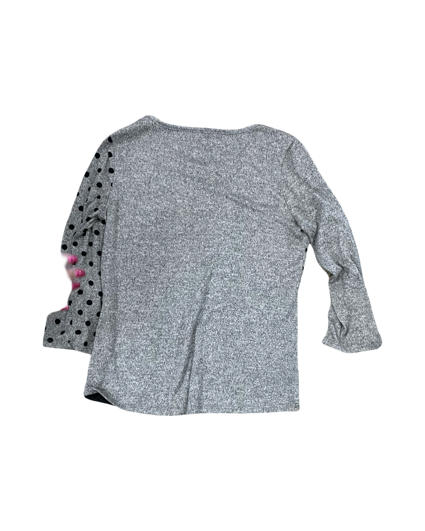 Top Ls By Clothes Mentor In Black & Cream, Size:M