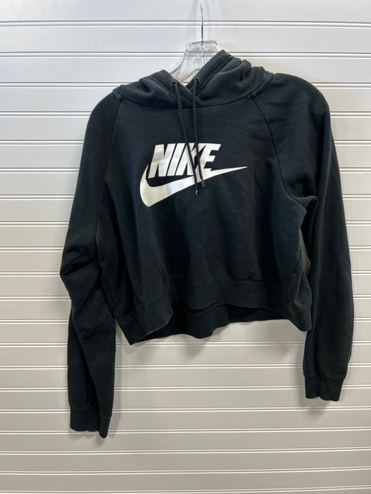Athletic Top Ls Hoodie By Nike Apparel In Black, Size:L