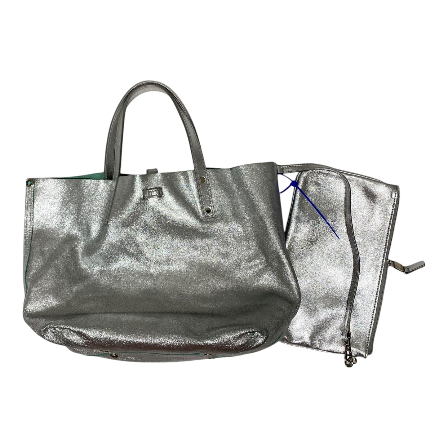 HANDBAG LUXURY DESIGNER by TIFFANY AND COMPANY In SILVER, Size: MEDIUM