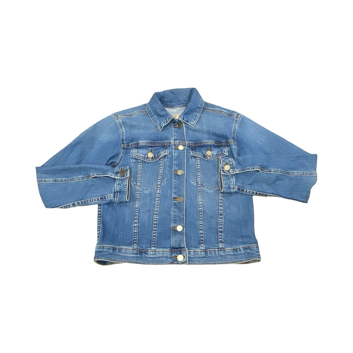 Jacket Denim By Kut In Blue Denim, Size:S