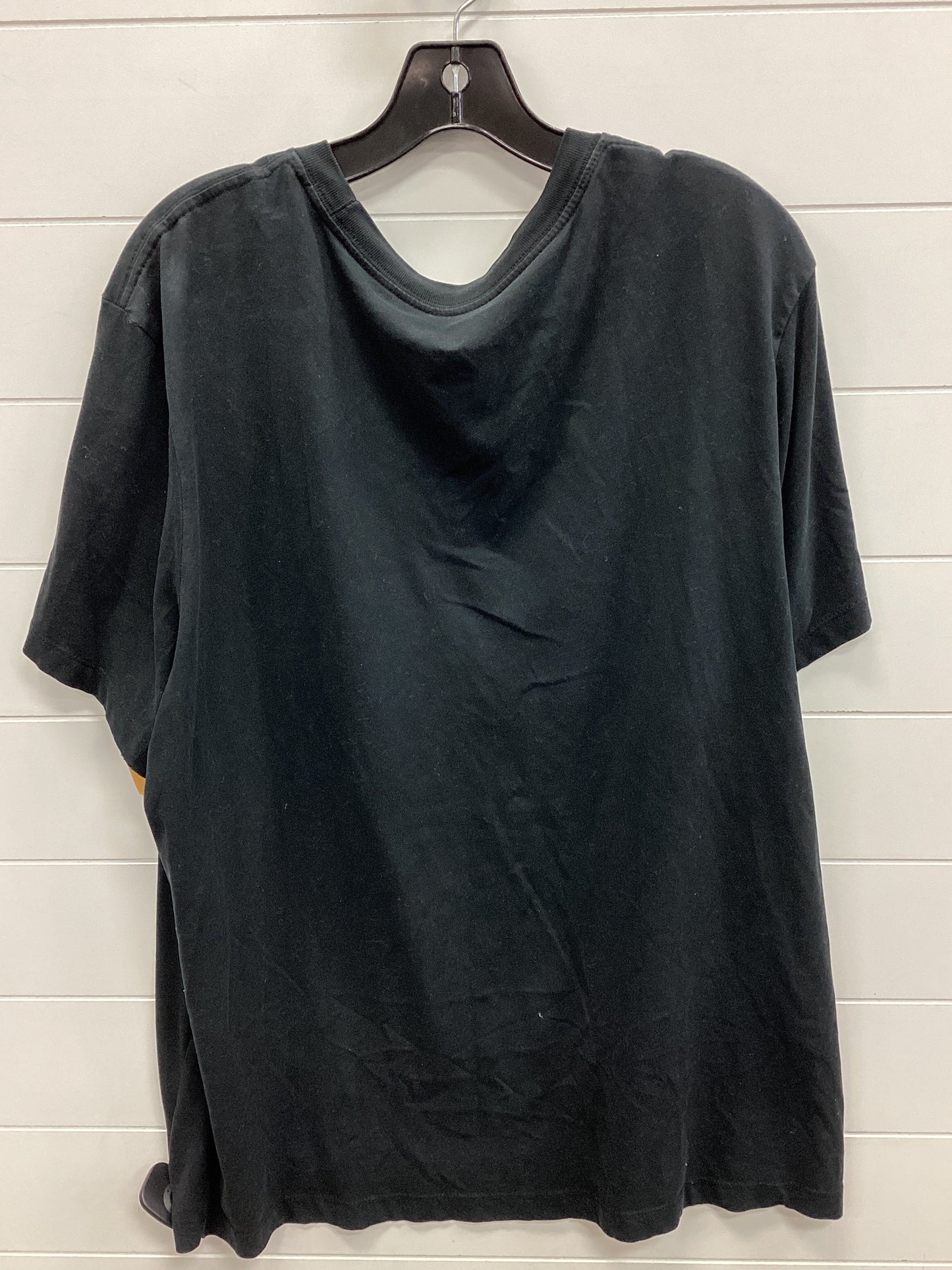 Athletic Top Ss By Nike Apparel In Black, Size:1X
