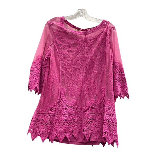 Top Ls By Ultra Pink In Pink, Size:L