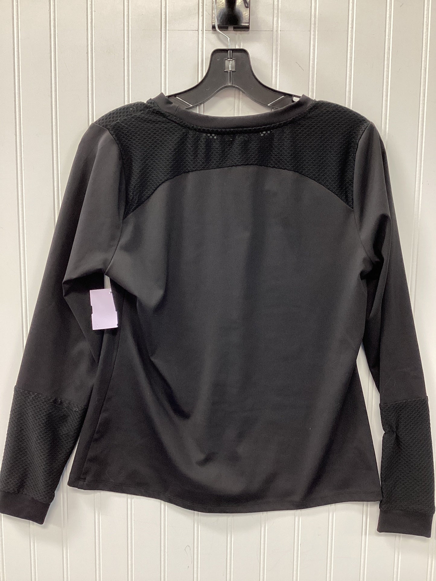 Athletic Top Ls Crewneck By Michael By Michael Kors In Black, Size:Mp