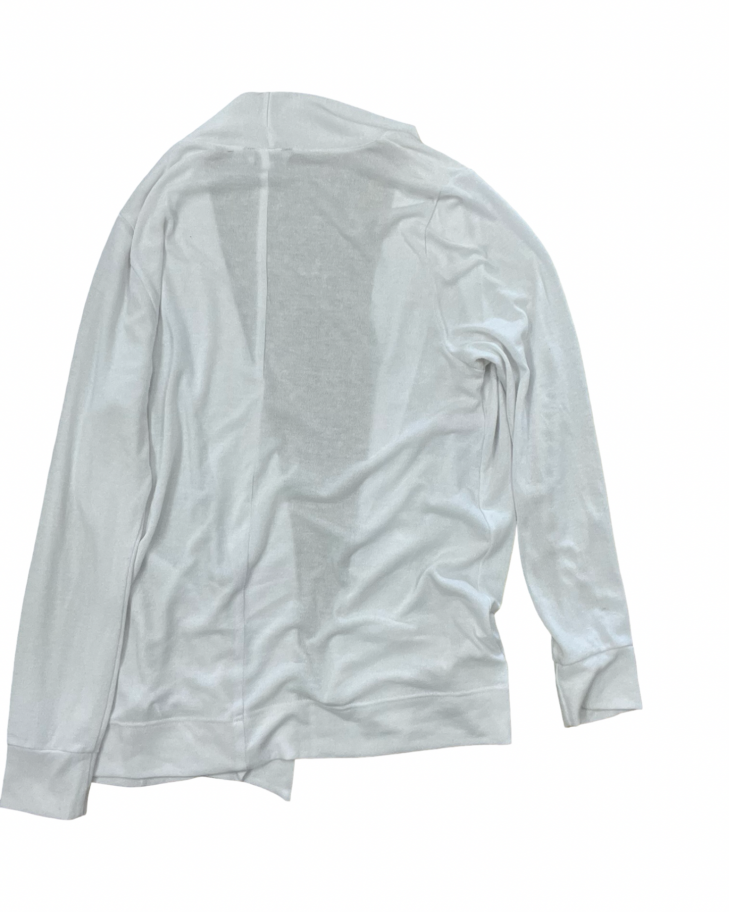 Cardigan By Clothes Mentor In White, Size:Xl