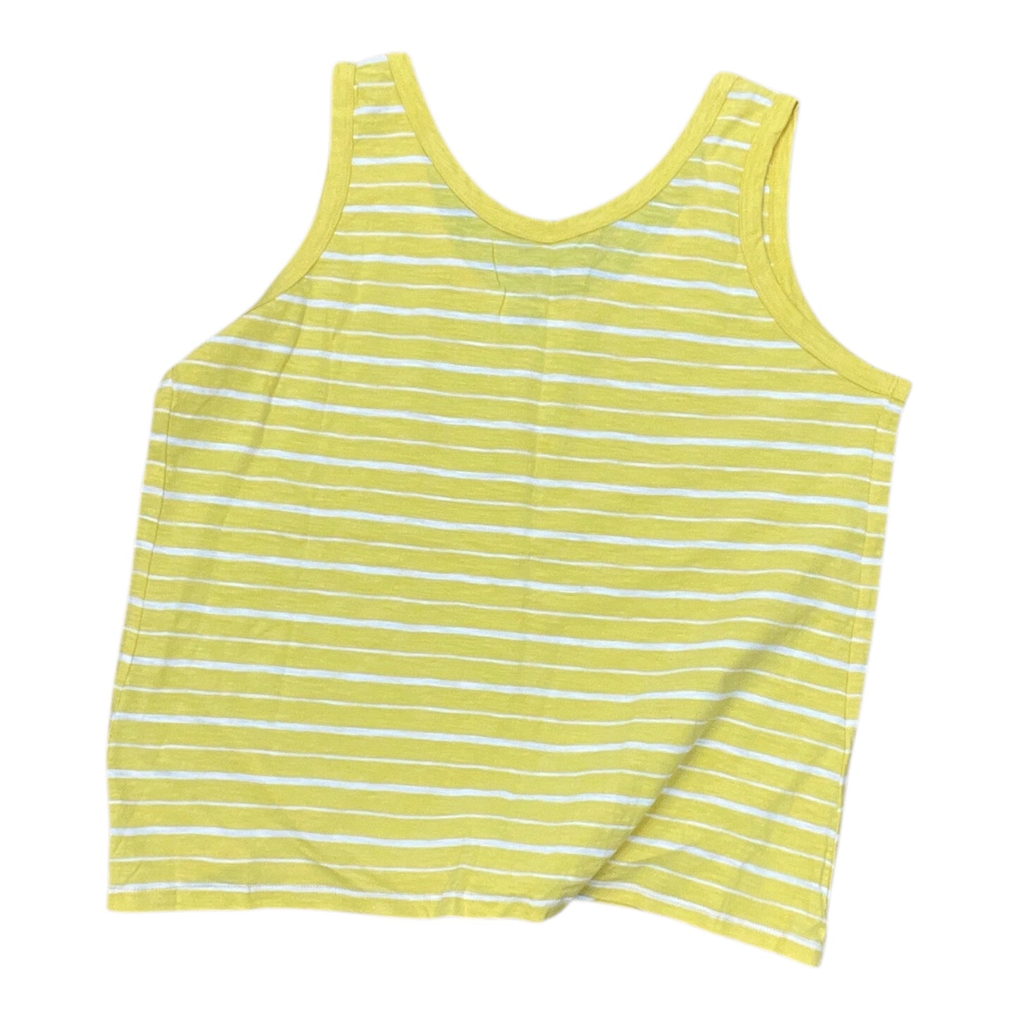 Top Sleeveless By St Johns Bay In Yellow, Size:L