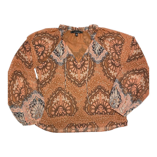 Top Ls By White House Black Market In Brown & Pink, Size:S